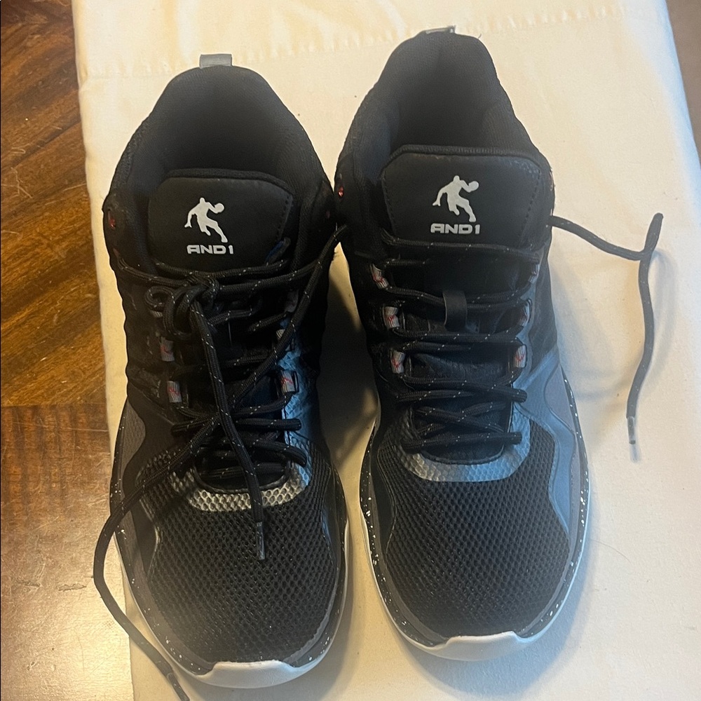 AND1 Black and Gray Athletic Sneakers